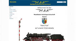 Desktop Screenshot of mak-kaarst.de